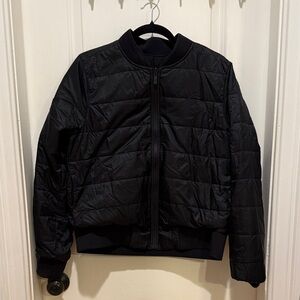 Women’s Lululemon Black Nonstop Reversible Bomber Jacket